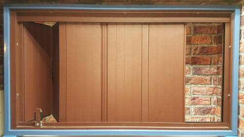 Folding aluminum shutters for windows